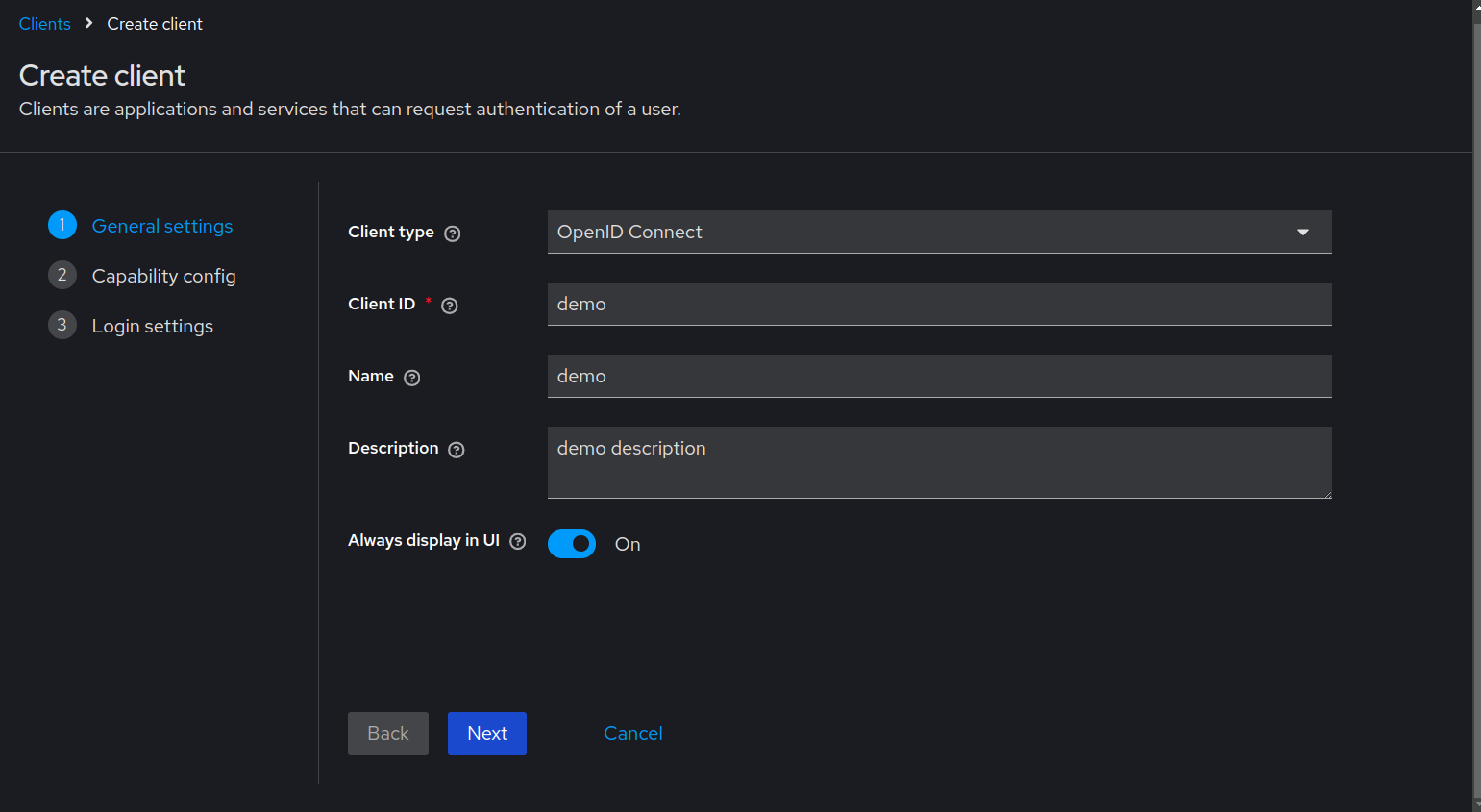 Keycloak Configuration