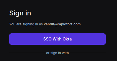 Okta Configuration